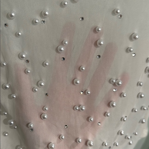 NET Mesh Beaded Long Sleeve - Picture 3 of 4